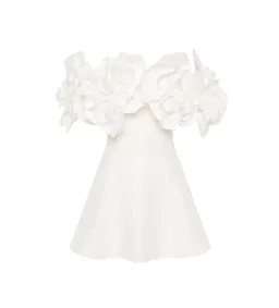 Aje Etta Mini Dress Ivory Size AU 12 for rent on The Volte - image 5