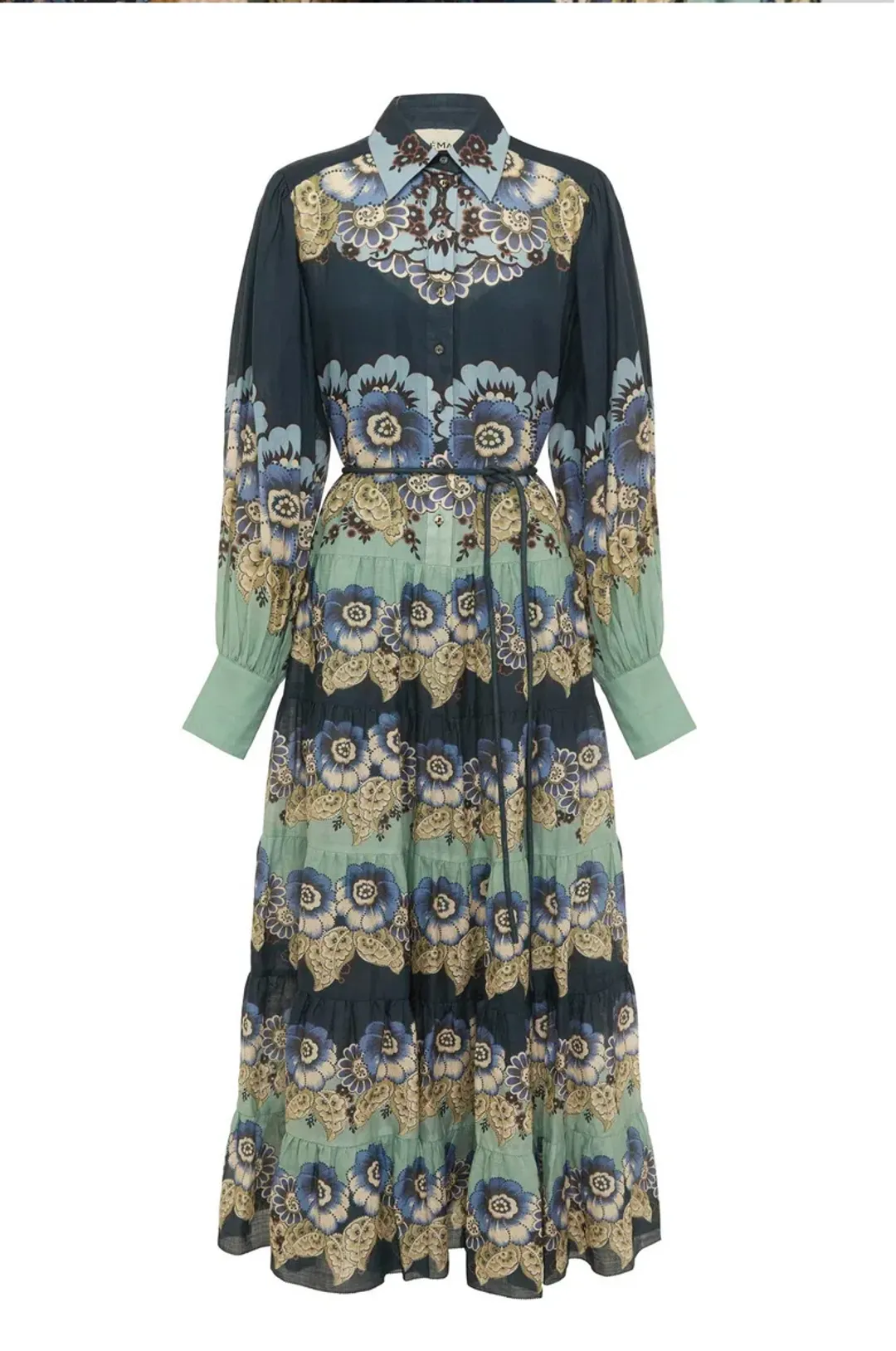 Alemais Madalena Shirtdress Size AU 14 for rent on The Volte - main image