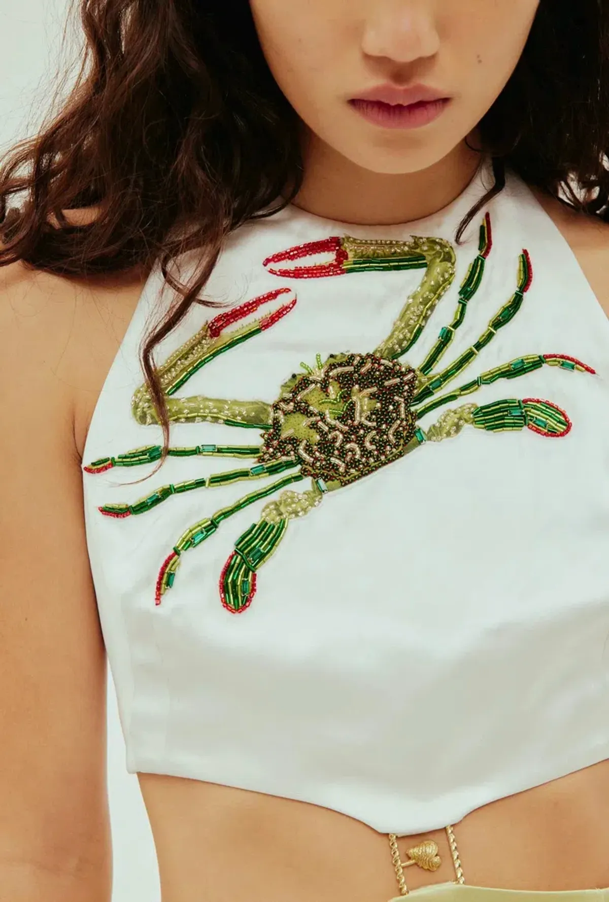 Alemais Seb Embellished Midi Dress Multi Size 16 - Image 2