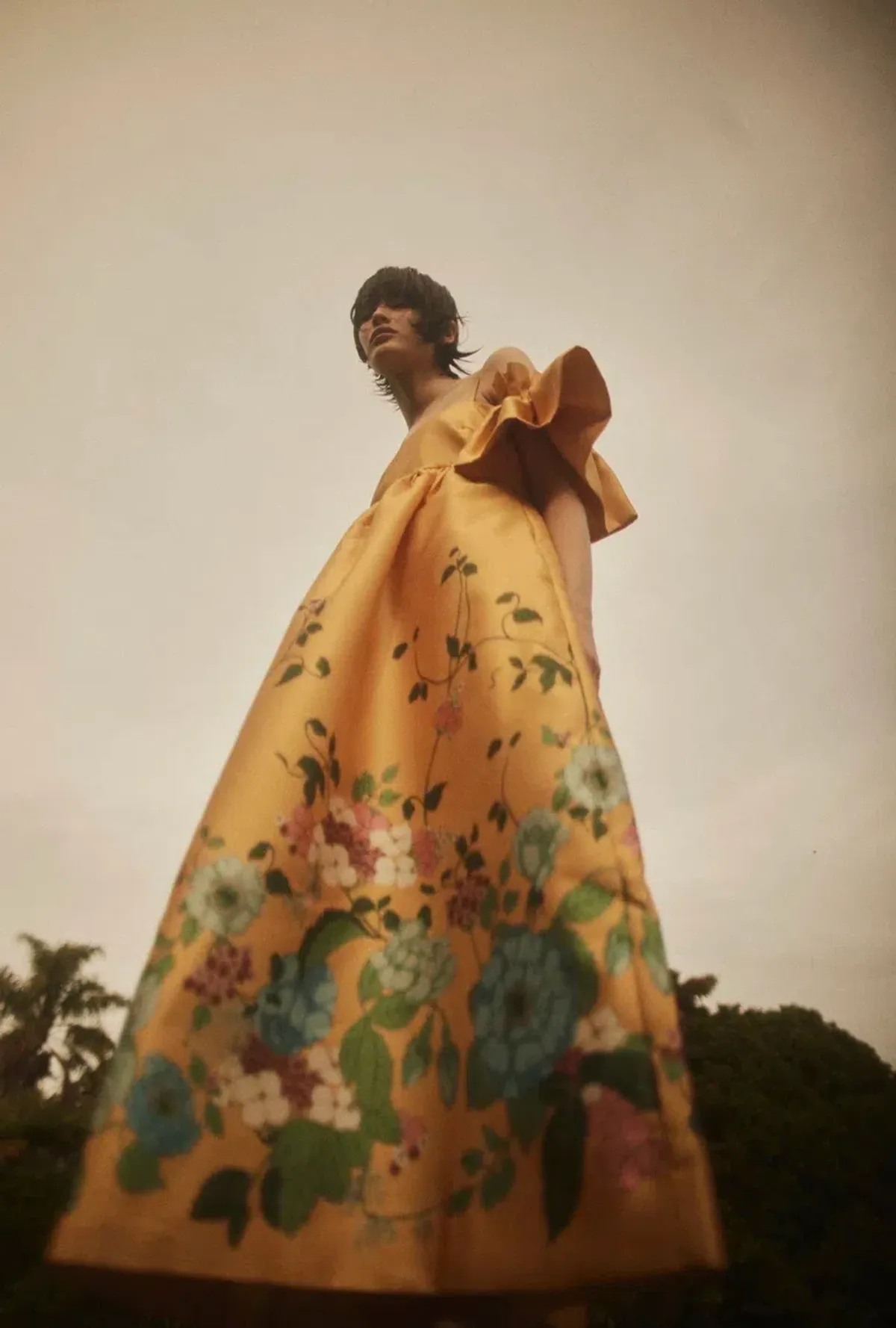 Alemais Dana Midi Dress Gold Size 12 - Image 4