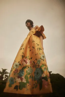 Alemais Dana Midi Dress Gold Size 12 for rent on The Volte - image 4