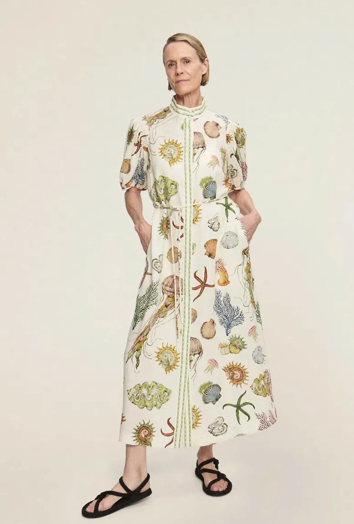 Alemais Sea Shirtdress Size 16 - Image 1