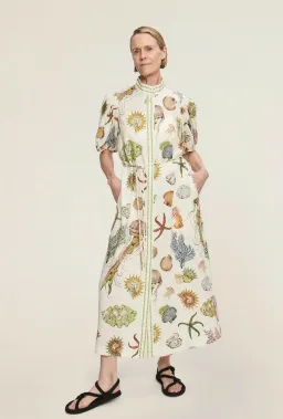 Alemais Sea Shirtdress Size 16 for rent on The Volte - image 1