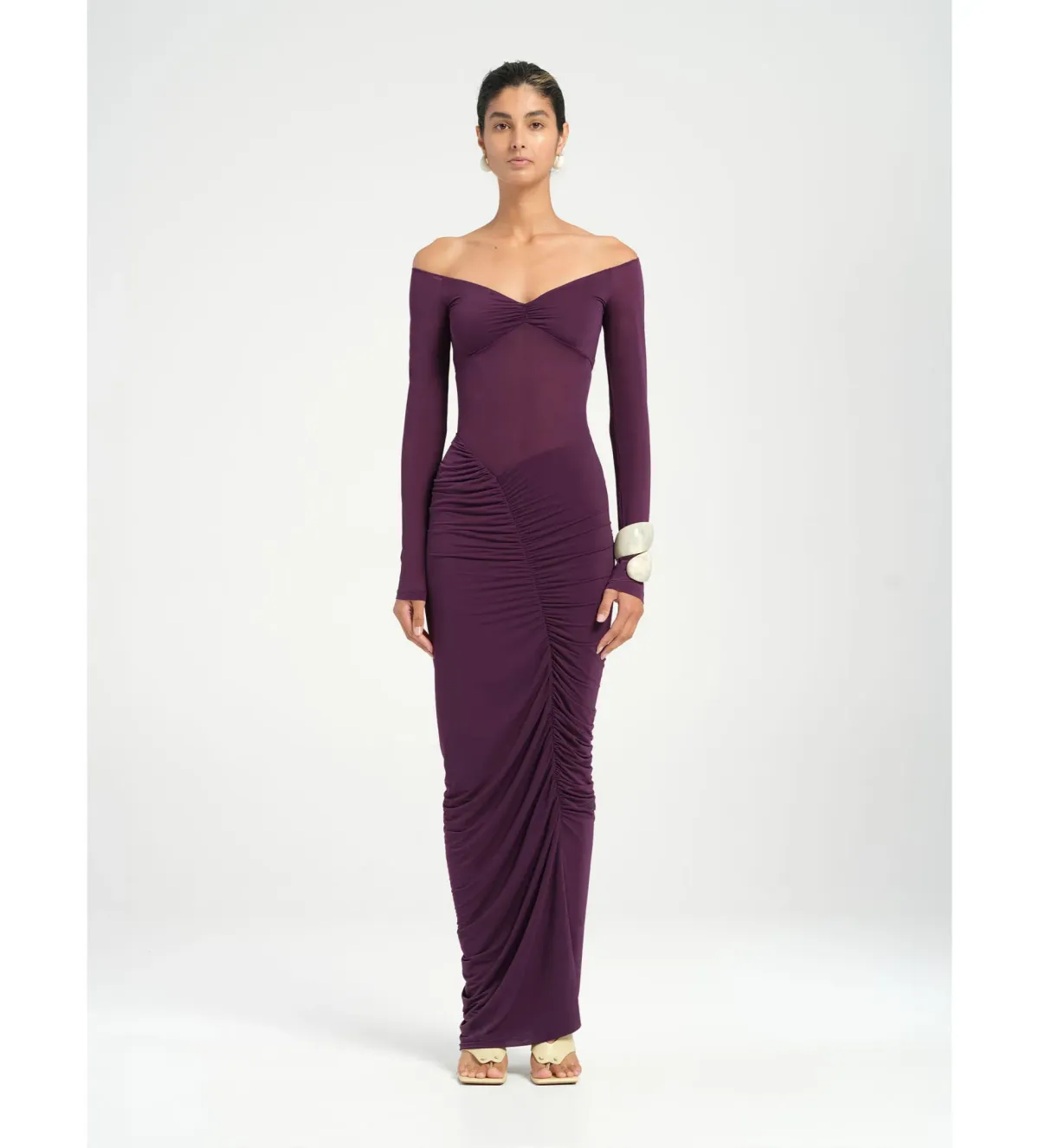 BENNI Wilma Maxi Dress Purple Size 10 - Image 1