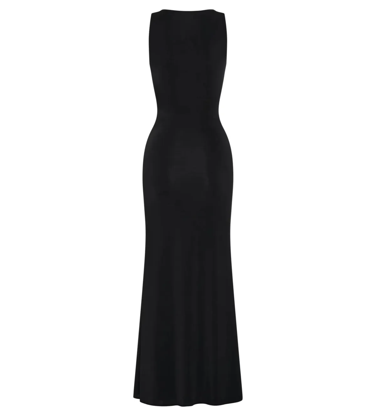 MESHKI Beck Plunge Maxi Dress Black with Floral Hardware Size S AU 8 - Image 5