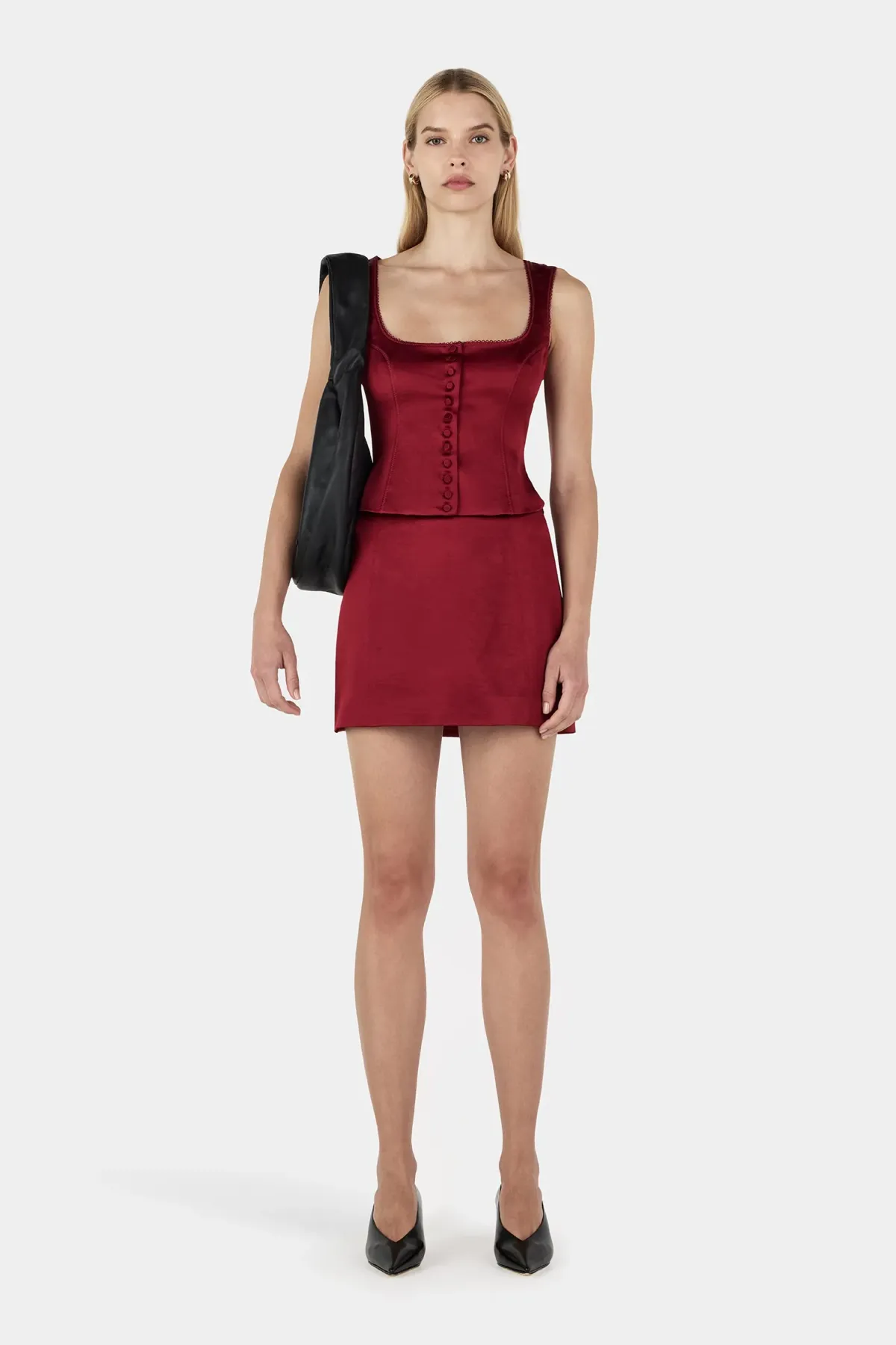 Hansen and Gretel Rowena Corset Top Red Dahlia Size AU 12 - Image 4