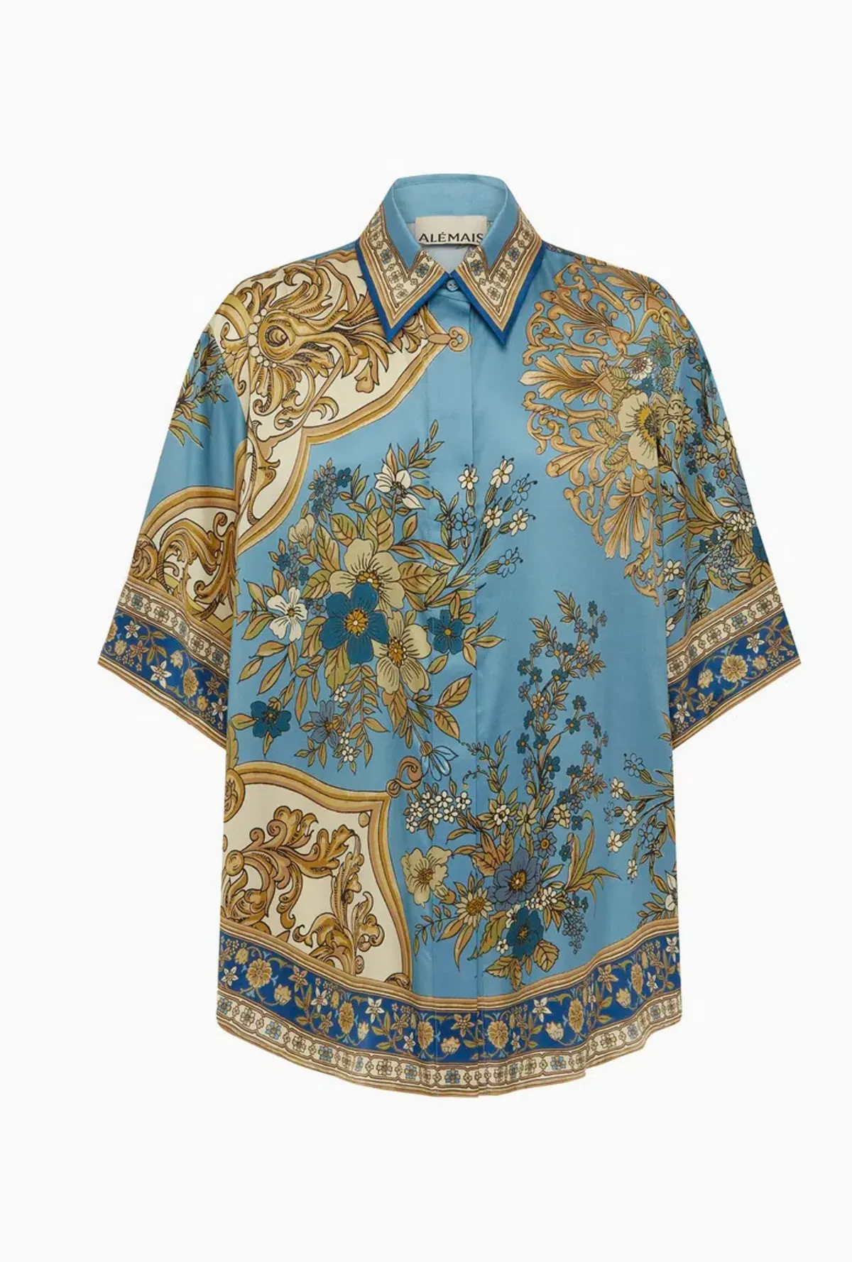 Alemais Cassie Silk Shirt and Pant Set Size AU 16 - Image 4