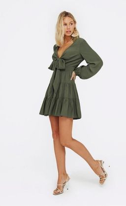 Sheike Republic Dress In Sage size 6 for rent on The Volte - image 1