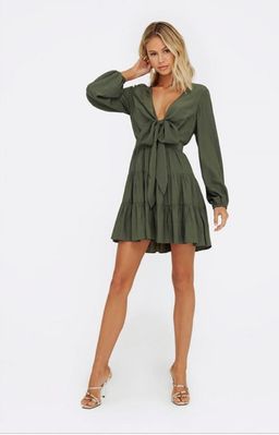 Sheike Republic Dress In Sage size 6 for rent on The Volte - image 2