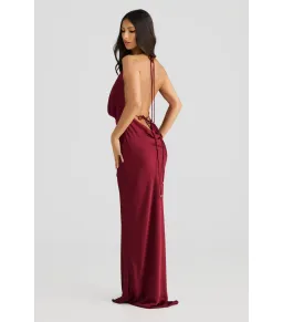 Melani The Label Josefina Maxi Dress in Shiraz Size AU 8 for rent on The Volte - image 3