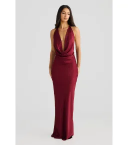 Melani The Label Josefina Maxi Dress in Shiraz Size AU 8 for rent on The Volte - image 1