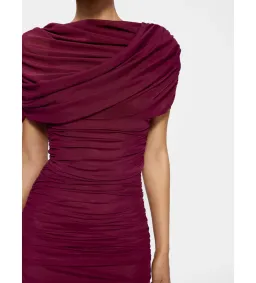 Effie Kats Phoenix Mini Dress in Burgandy Size AU 8 for rent on The Volte - image 4