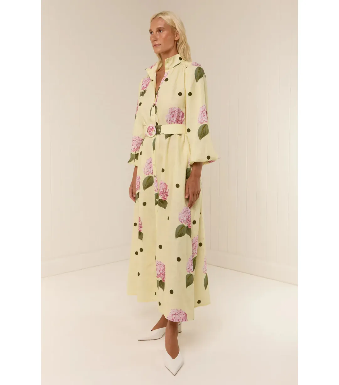 Palm Noosa Noddy Maxi Dress Portofino Polka Dot Size AU 10 for rent on The Volte - main image