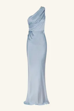 Shona Joy La Lune One Shoulder Dress Blue Size AU 12 for rent on The Volte - image 3