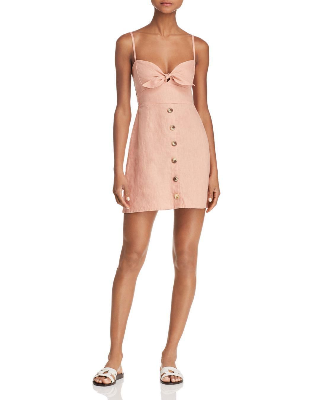 Faithful the brand Women's Pink Rodeo Mini Dress size 12 for rent on The Volte - main image