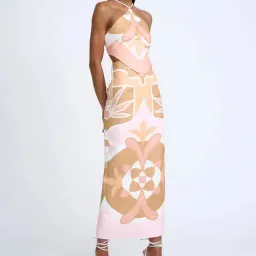 By Johnny Desert Blooms Top and Midi Skirt Set Multi Size 12 for rent on The Volte - image 3