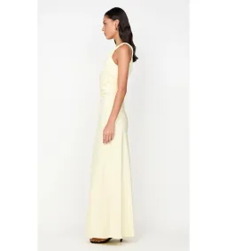 Bec & Bridge Lunetta Asym Maxi Dress Ice Yellow Size 10 for rent on The Volte - image 6