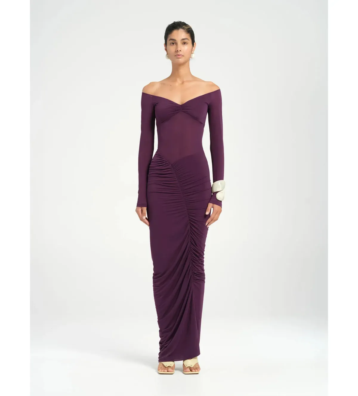 Benni Wilma Maxi Dress in Deep Purple Size 8 - Image 1