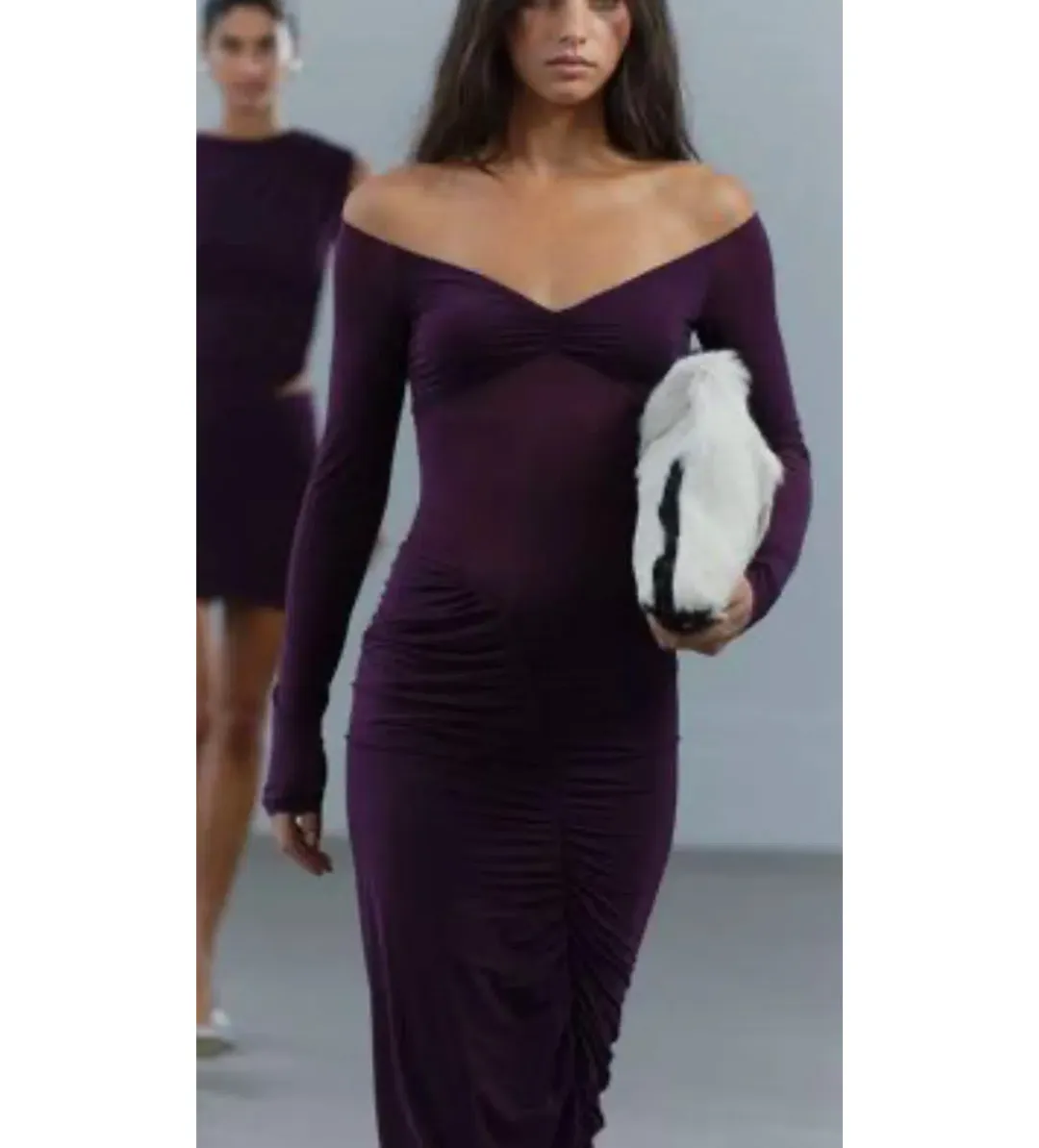Benni Wilma Maxi Dress in Deep Purple Size 8 for rent on The Volte - main image