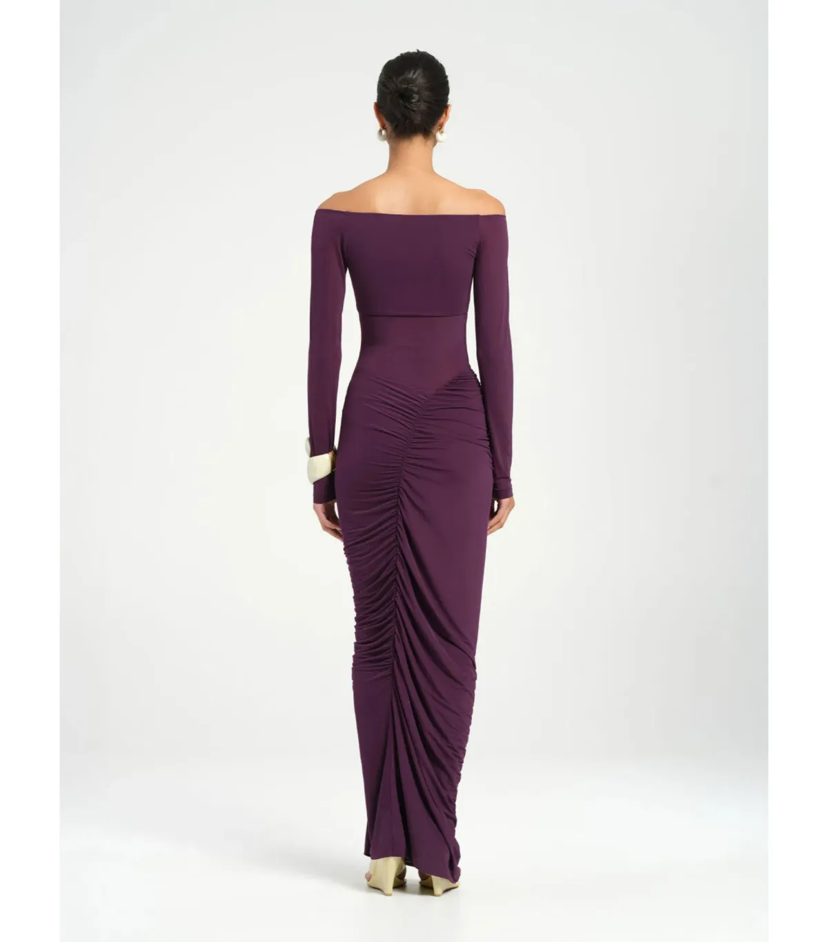 Benni Wilma Maxi Dress in Deep Purple Size AU 10 - Image 3