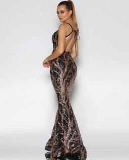 Jadore Sequin Mermaid Dress size 6 for rent on The Volte - image 1