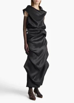 Khaite Olula Maxi Skirt in Black Size 6/XS for rent on The Volte - image 1