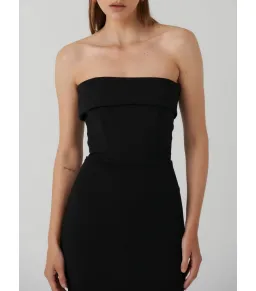 Effie Kats Monroe Maxi Gown Black Size AU 8 for rent on The Volte - image 2