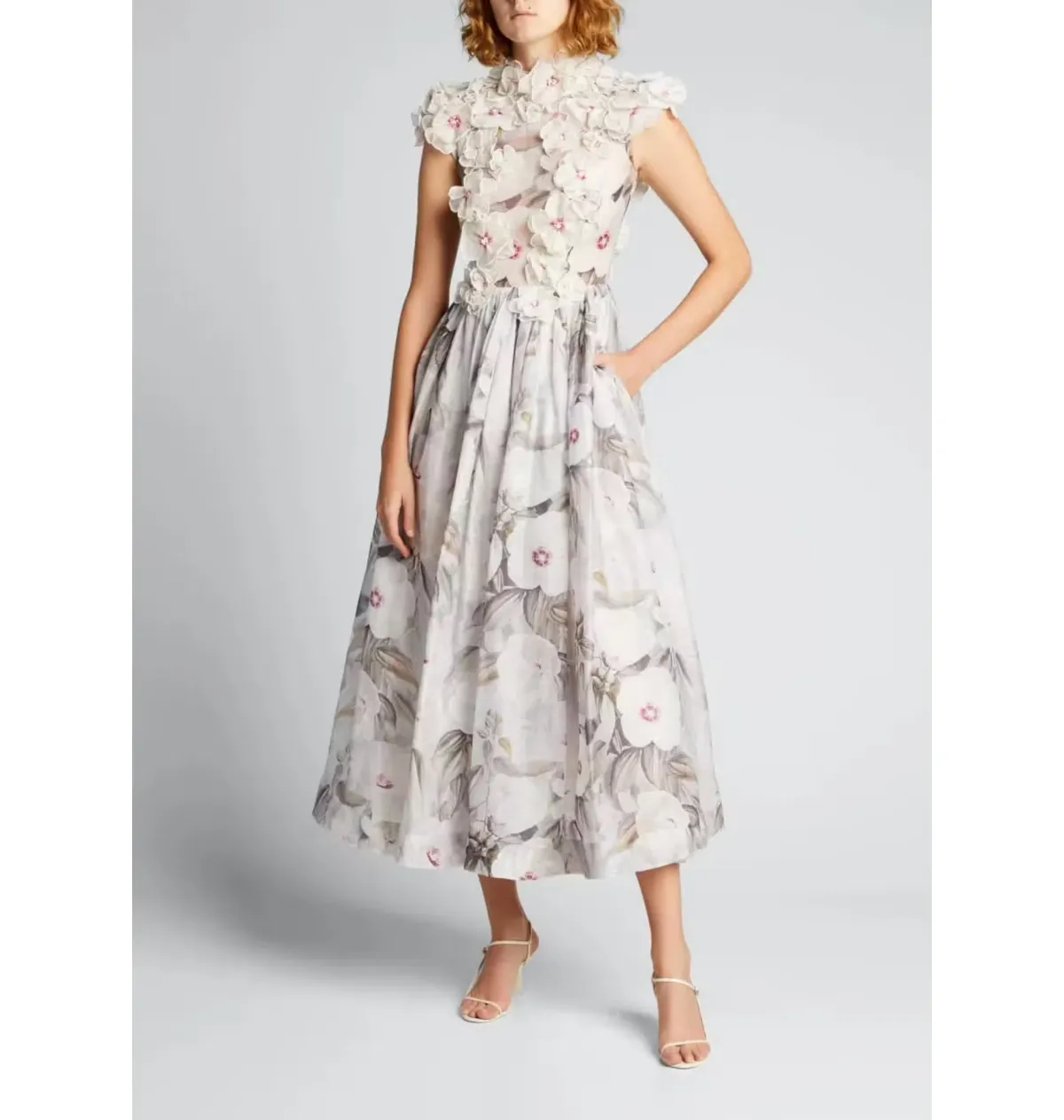 Zimmermann Botanica Gown Rose Mallow Size 0 / AU 8 - Image 1