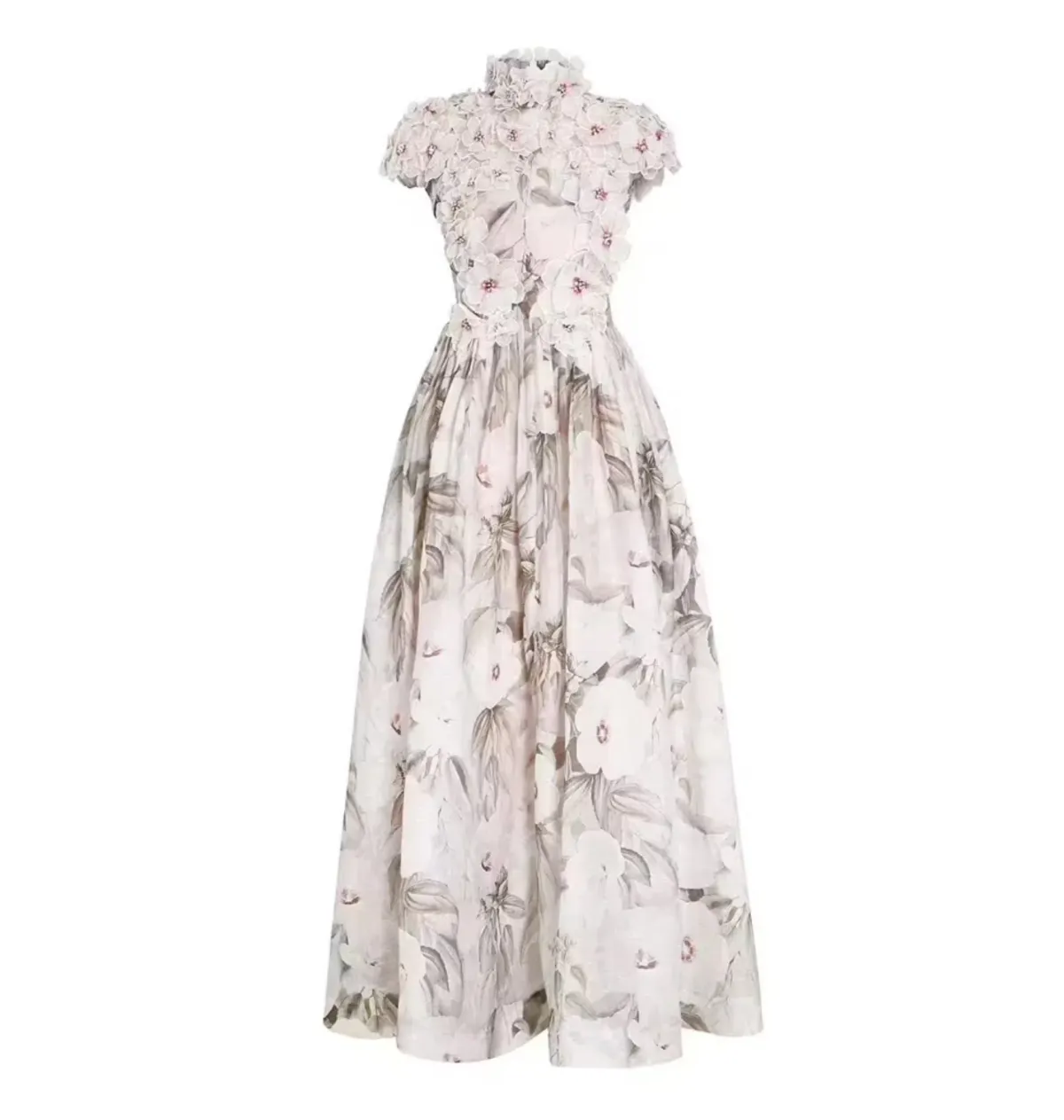 Zimmermann Botanica Gown Rose Mallow Size 0 / AU 8 - Image 4