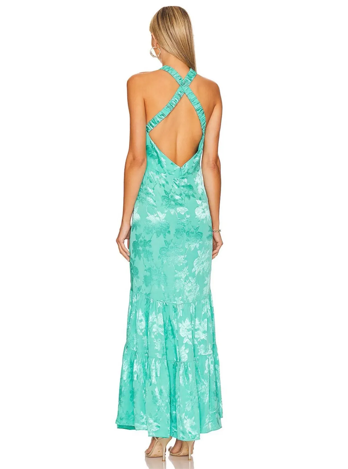 Saylor Everleigh Maxi Dress in Seafoam Size S/ AU 8 - Image 2