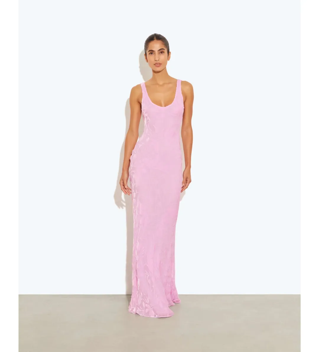 Rat & Boa Amaris Maxi Dress Pink Size 10 for rent on The Volte - main image