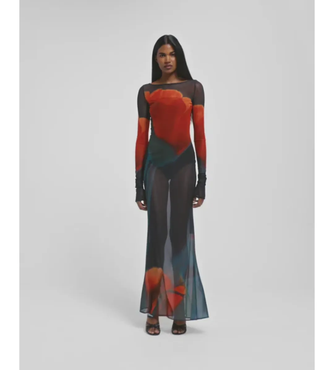 Rat & Boa Juniper Maxi Dress in Multi Size AU 10 for rent on The Volte - main image