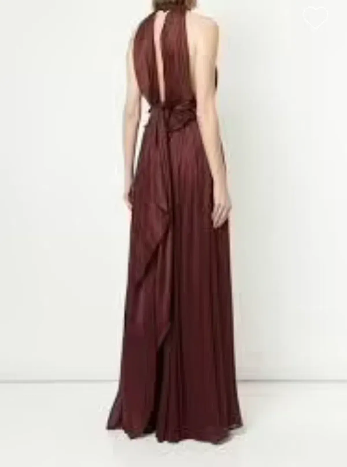 Aje Georgia Maxi Dress Burgundy Size 6 - Image 3
