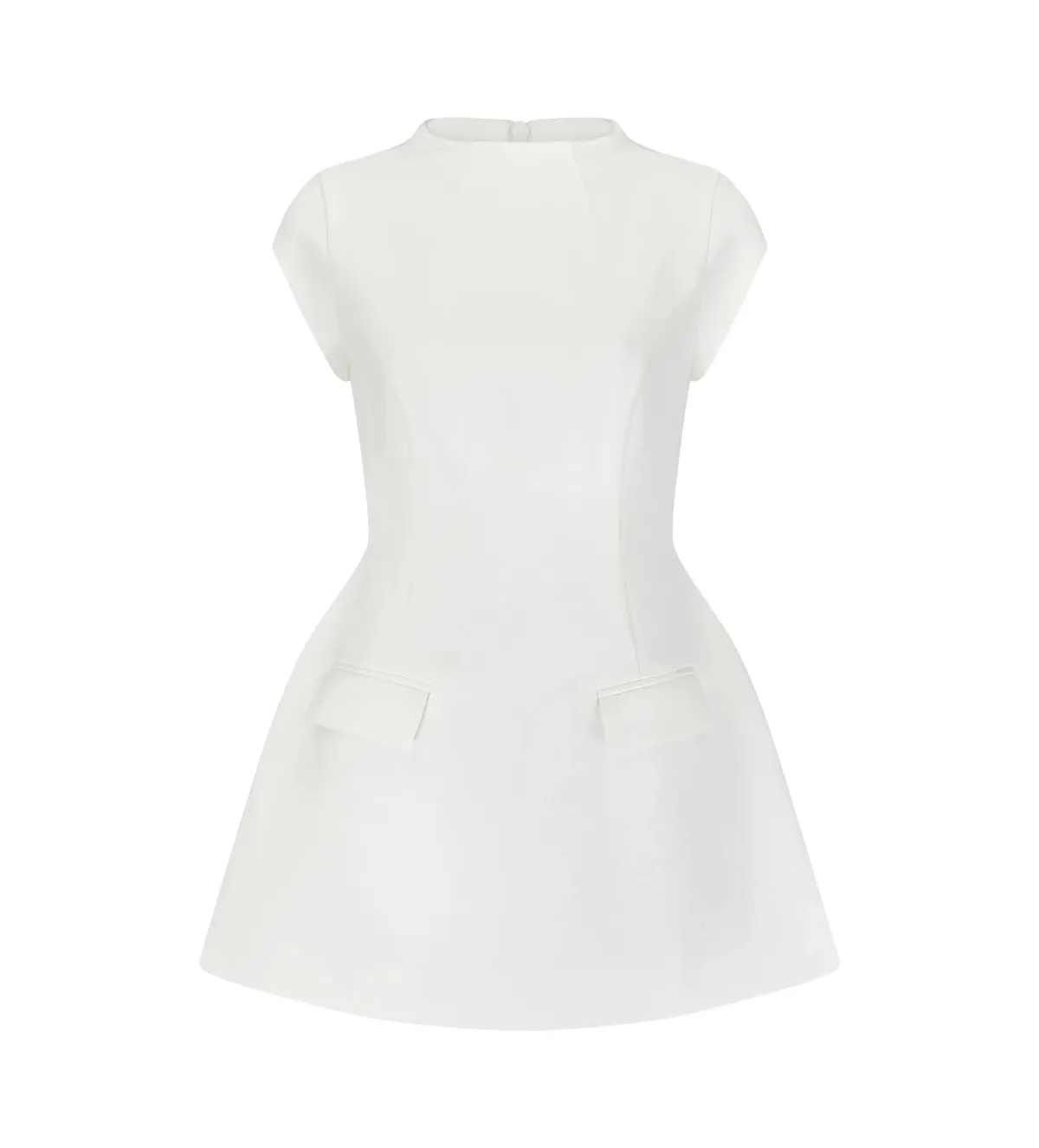 Odd Muse The Ultimate Muse Cap Sleeve Mini Dress White Size XS/AU 6 - Image 4