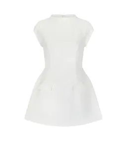 Odd Muse The Ultimate Muse Cap Sleeve Mini Dress White Size XS/AU 6 for rent on The Volte - image 4
