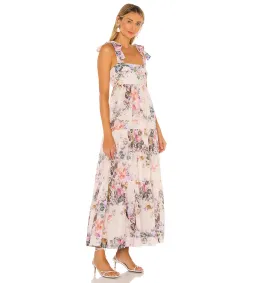 Zimmermann Brighton Tie Shoulder Dress in Antique Floral Size 0 / AU 8 for rent on The Volte - image 2