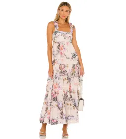 Zimmermann Brighton Tie Shoulder Dress in Antique Floral Size 0 / AU 8 for rent on The Volte - image 1