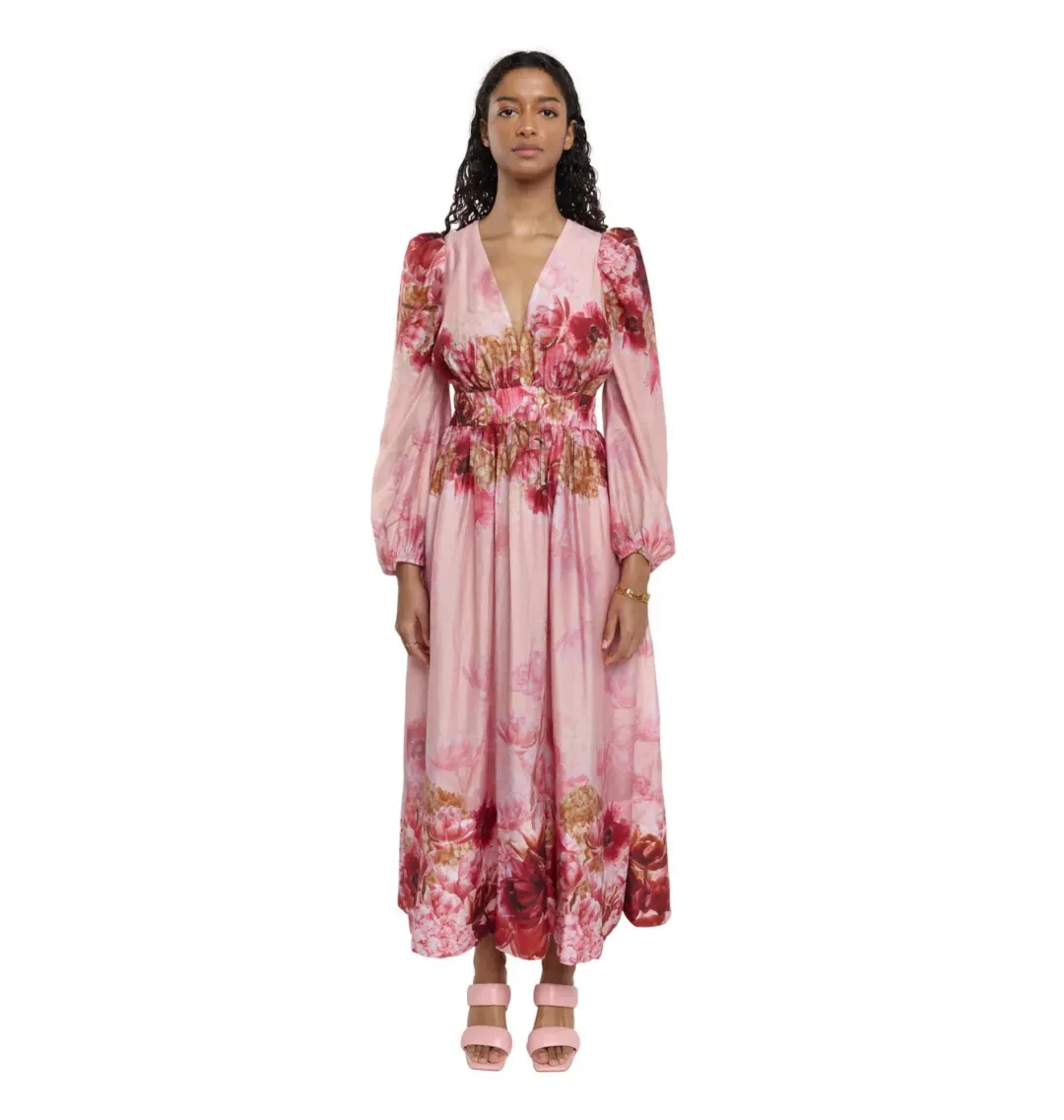 Sheike Swan Lake Midi Dress Pink Size 8 for rent on The Volte - main image