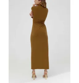 Significant Other Liana Long Sleeve Midi Dress Brown Size 8 for rent on The Volte - image 3