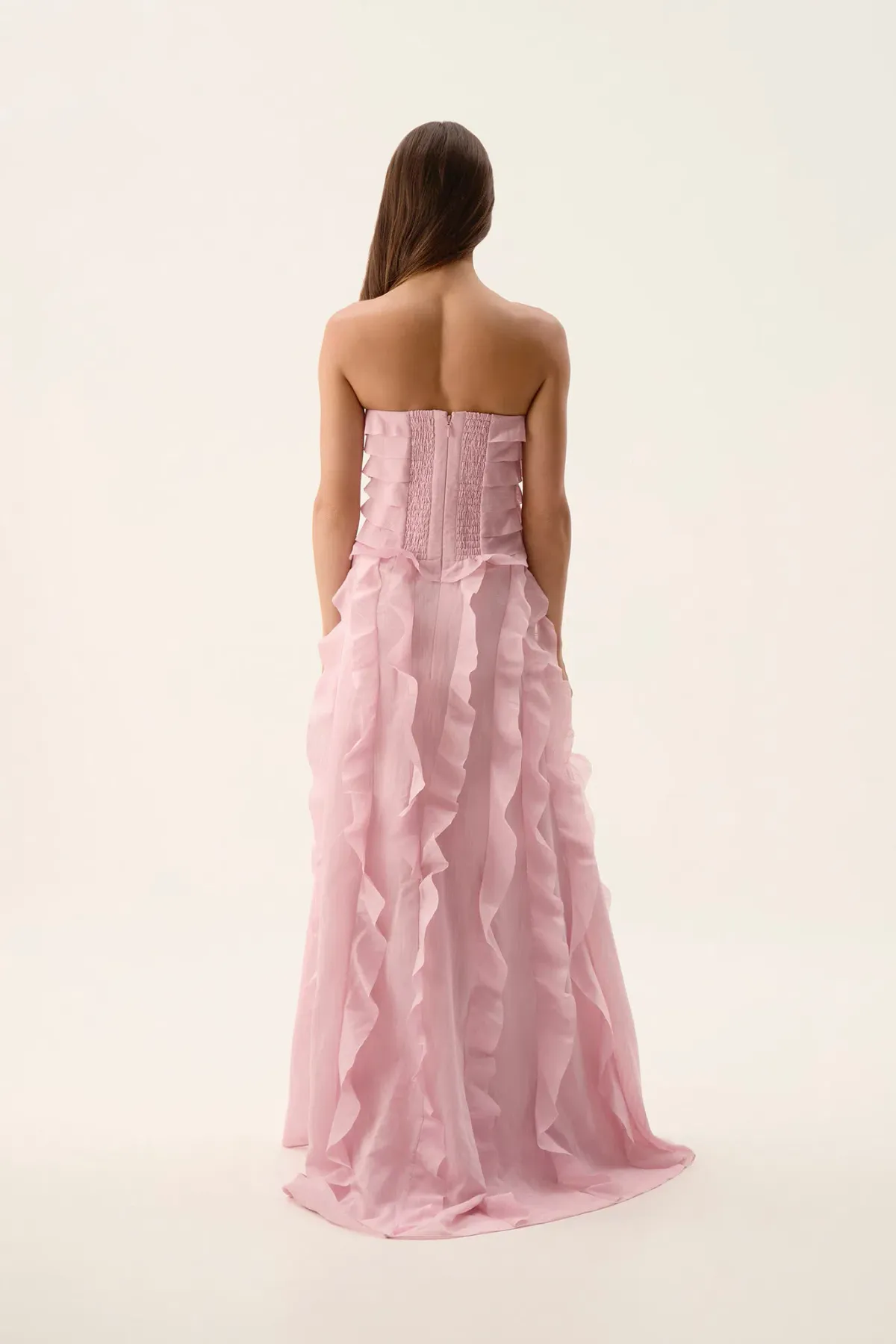 Aje Allairie Gown Chalk Pink Size S / AU 8 - Image 3