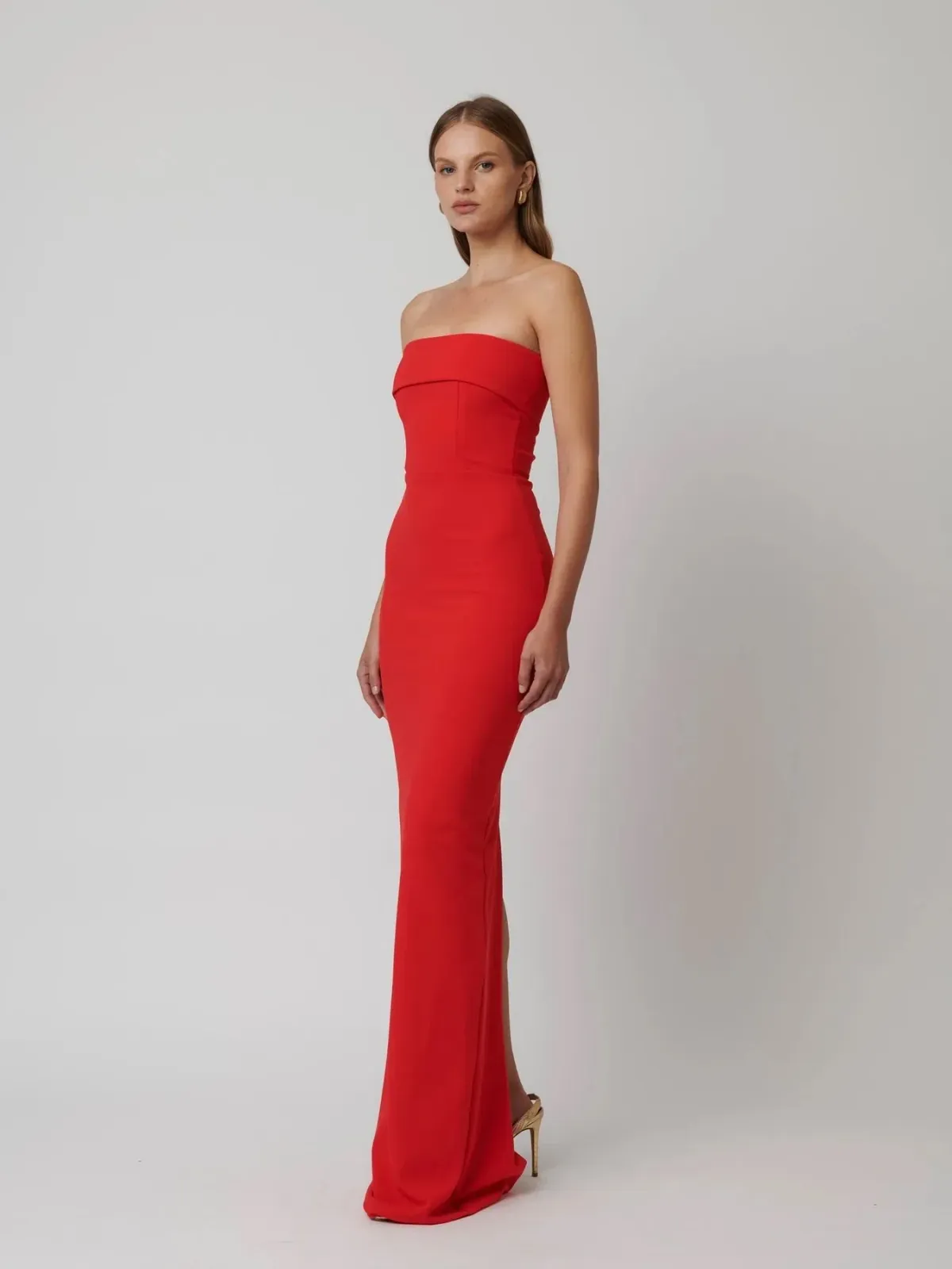 Effie Kats Monroe Gown Cherry Red Size AU 8 - Image 2