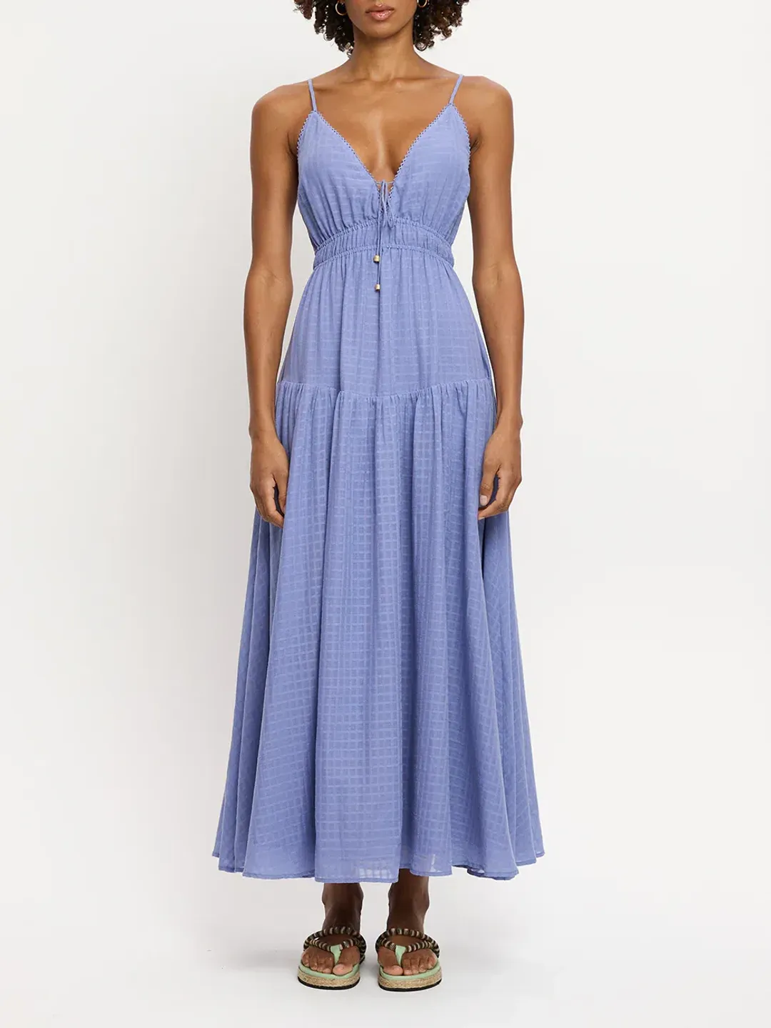 Kivari Chantelle Maxi Dress Purple Size AU 6 for rent on The Volte - main image