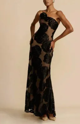 Arcina Ori Marcella Dress Maxi Black Size AU 8 for rent on The Volte - image 2