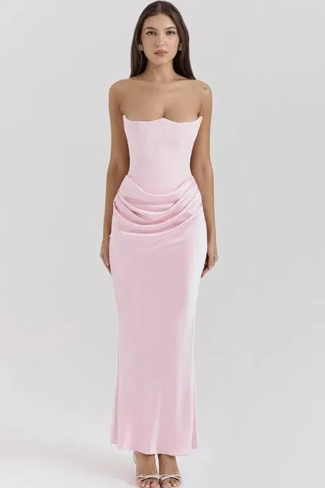 House of CB Persephone Dress Rose Shadow S/Au 8 for rent on The Volte - main image