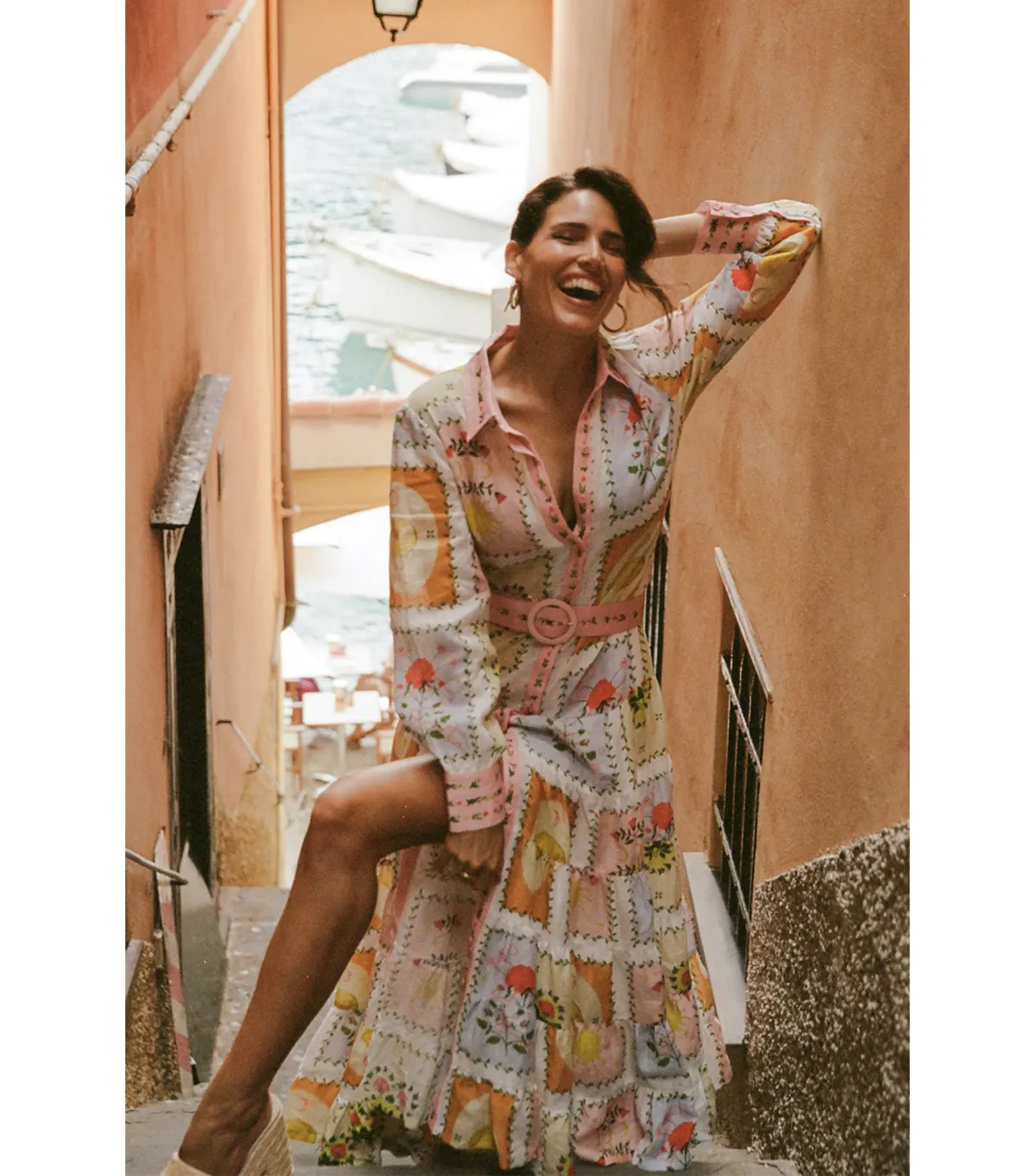 Palm Noosa Aria Midi Dress Siesta Tile Size AU 14 - Image 4