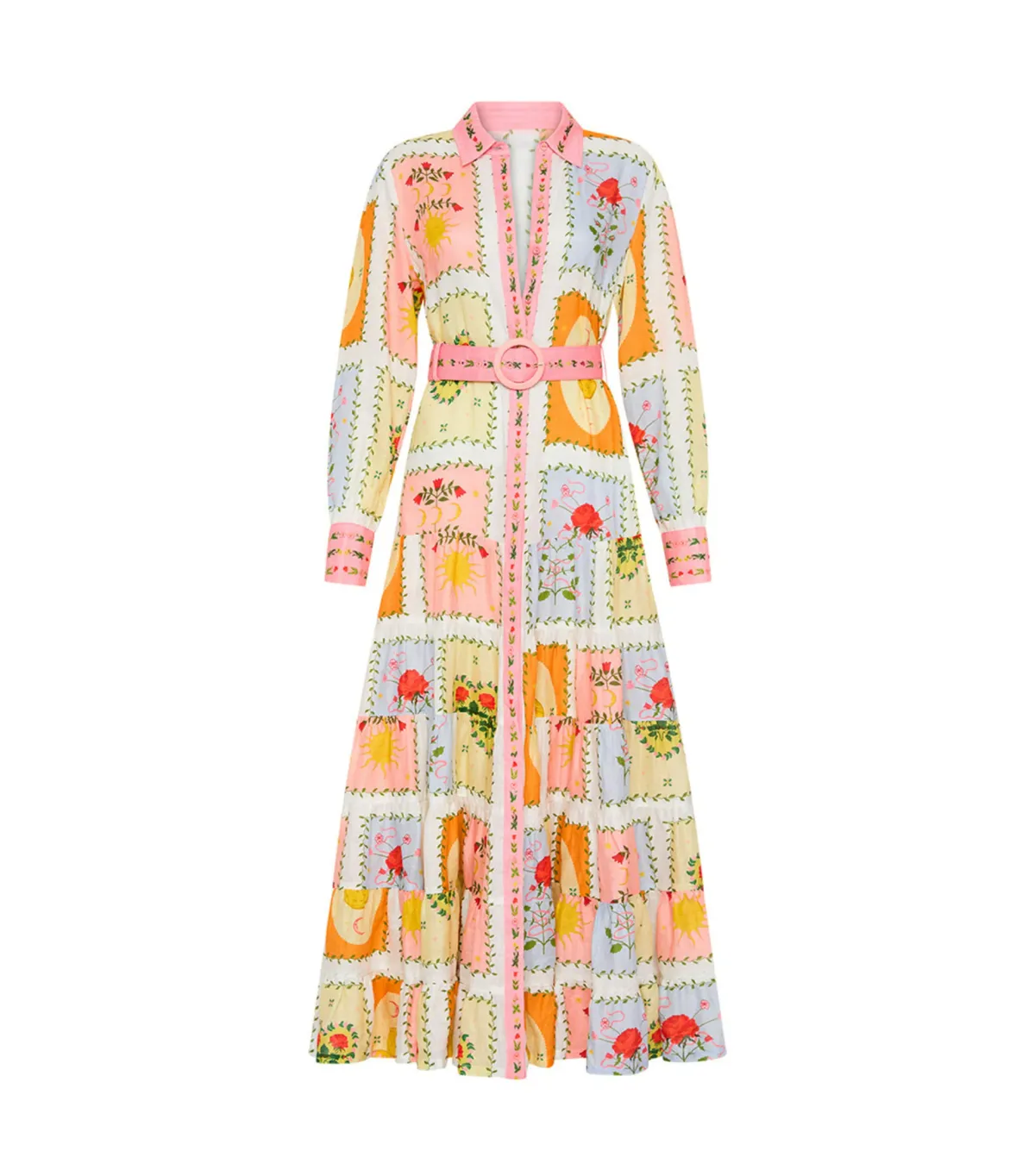 Palm Noosa Aria Midi Dress Siesta Tile Size AU 14 - Image 6