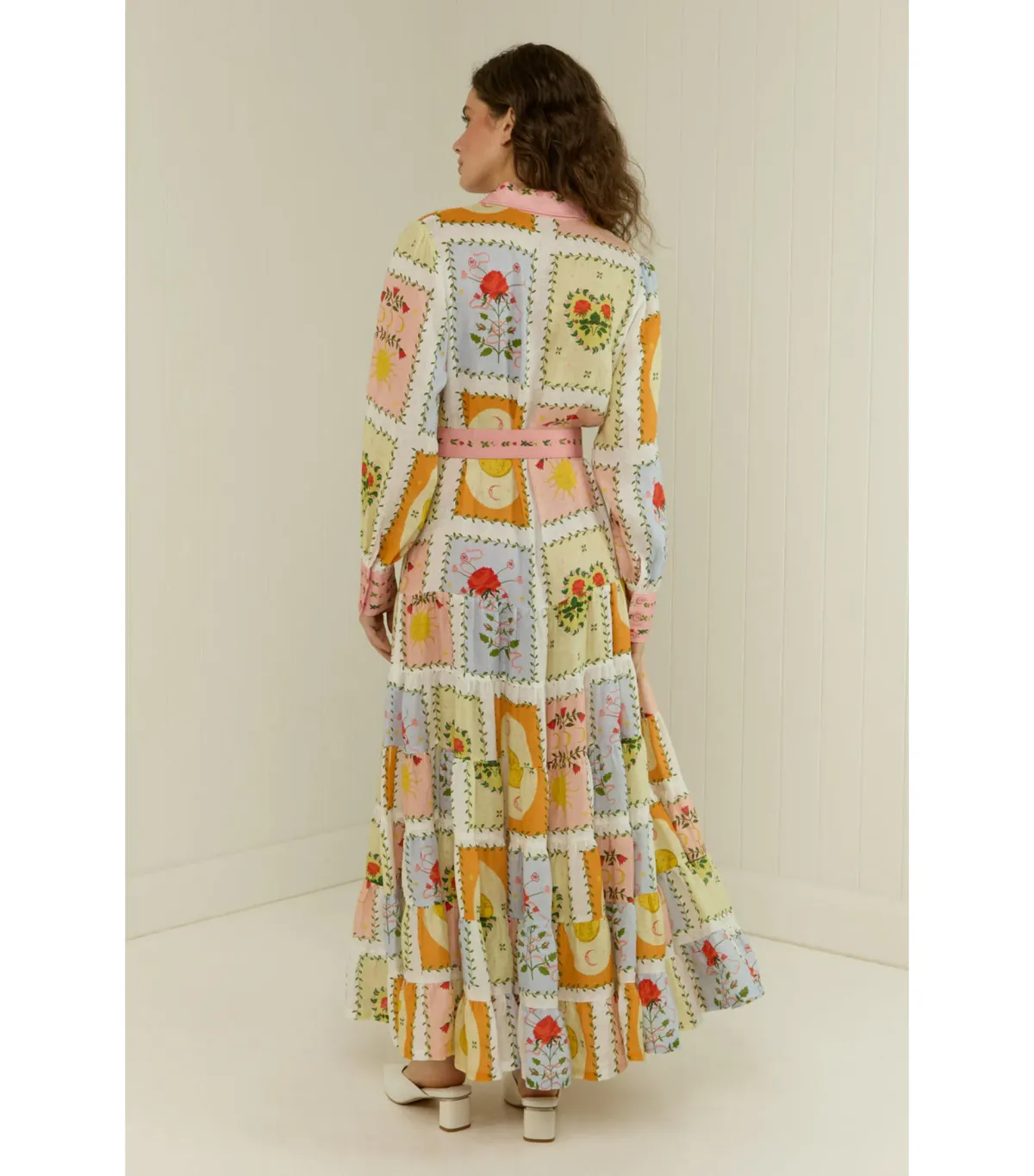 Palm Noosa Aria Midi Dress Siesta Tile Size AU 14 - Image 3