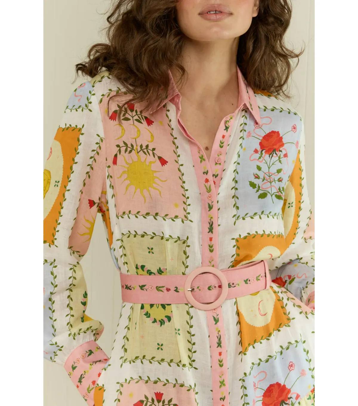 Palm Noosa Aria Midi Dress Siesta Tile Size AU 14 - Image 2