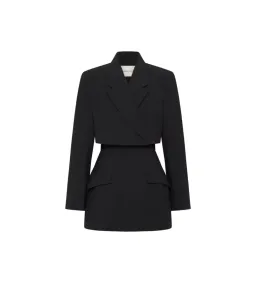 Camilla and Marc Tailored Cutout Mini Black Dress in Size 10 for rent on The Volte - image 4