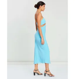Bec & Bridge Marine Dreams Midi Dress Blue Size 6 for rent on The Volte - image 2